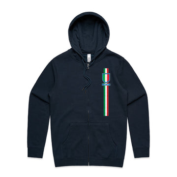 Italia Tricolore Zip Hoody